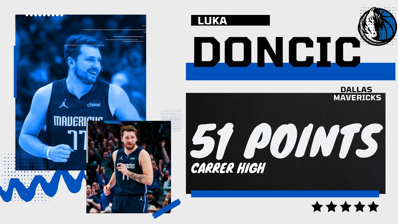 Luka Doncic CAREER-HIGH 51 PTS Against The Clippers | King of NBA ...