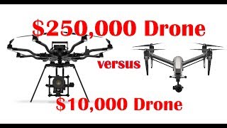 $250,000 vs. $10,000 Drone - Alta 8 vs Inspire 2