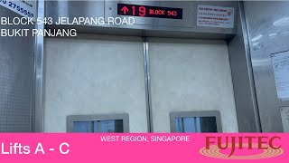HDB Block 543 Bukit Panjang || Fujitec Elevator 