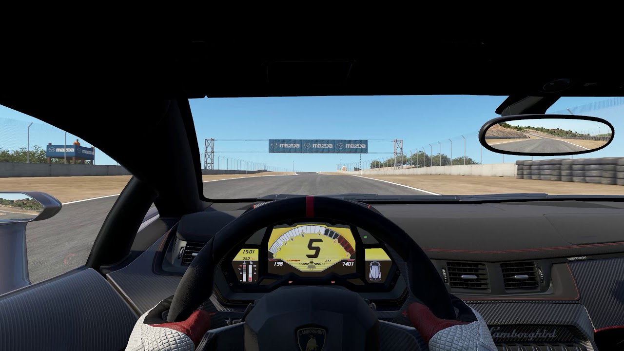 Lamborghini Veneno - 2013 - Laguna Seca - Spring - Project Cars 2 - Test Drive - POV
