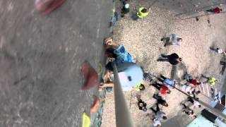 Liam M. climbing at Peak Experiences!