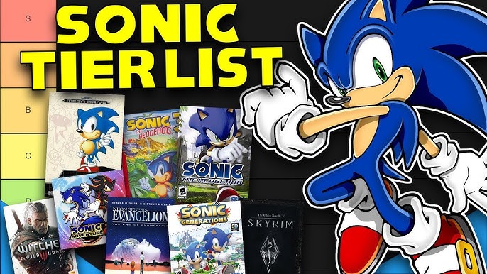 billehbawb ☆ on X: Just spent the last 2 hours making a definitive sonic  games tier list with the help of my ~70 live viewers. We have come together  to provide the