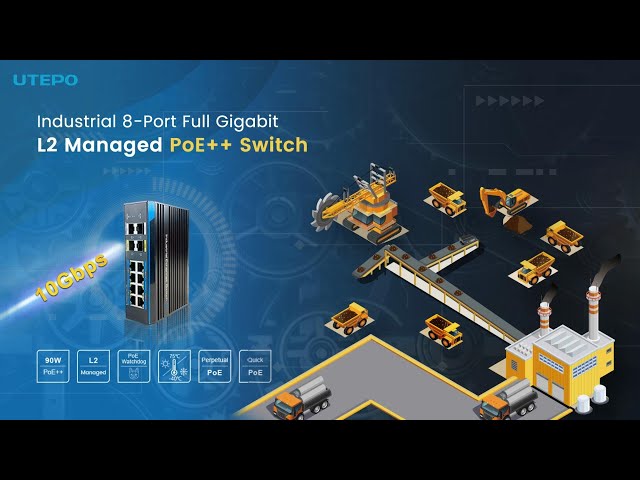 24-Port L2+ Gigabit Managed Switch with SFP - FASTCABLING