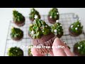 クリスマスツリーみたいなチョコマフィンの作り方｜Christmas tree muffin｜baking｜mirin cooking
