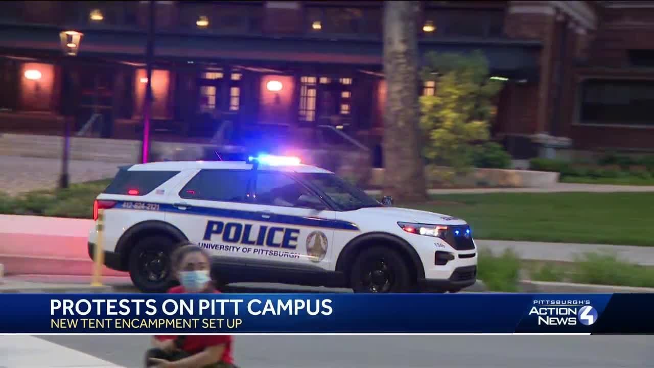 Protest on Pitt's campus