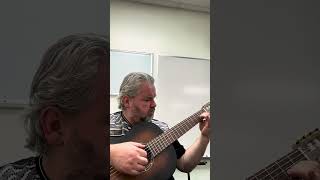 B Minor Progression Classical Guitar