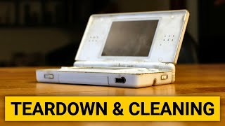 Nintendo DS Lite Teardown & Cleaning - How to Mod