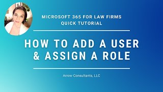 How To Add A New User To Your Microsoft 365 Case Management System / Microsoft 365 Quick Tutorial Profile
