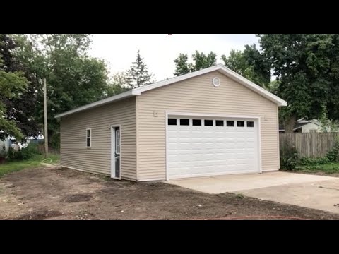 Building a Garage ! Start to Finish PART 1 - YouTube