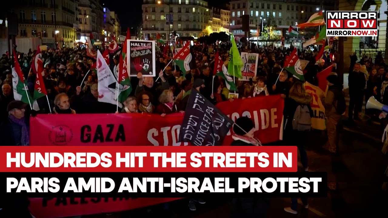 В столице Франции Париже прошла массовая антиизраильская акция протеста в аэропорту Шарля де Голл...