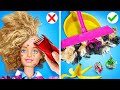 تجديد شديد في جمال باربي 🤩🎀 أفكار DIY الصغيرة والحرف المصغرة الجميلة بواسطة 123 GO!