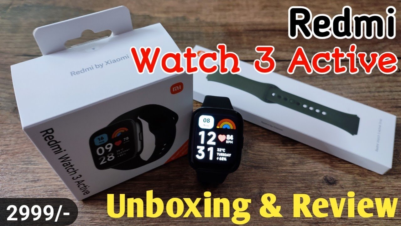 Unboxing Redmi Watch 3 Active Smartwatch ⌚Best Bluetooth Calling