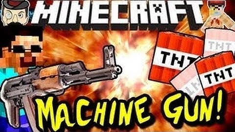 Minecraft - How To Make a Flamethrower/Machine Gun + Compact Pulser