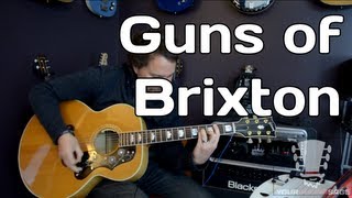 Guns of Brixton by The Clash - How to Play Guitar Lesson