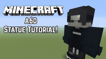 Minecraft Statue Tutorial a6d! (YouTuber) Simple & Indepth How-To