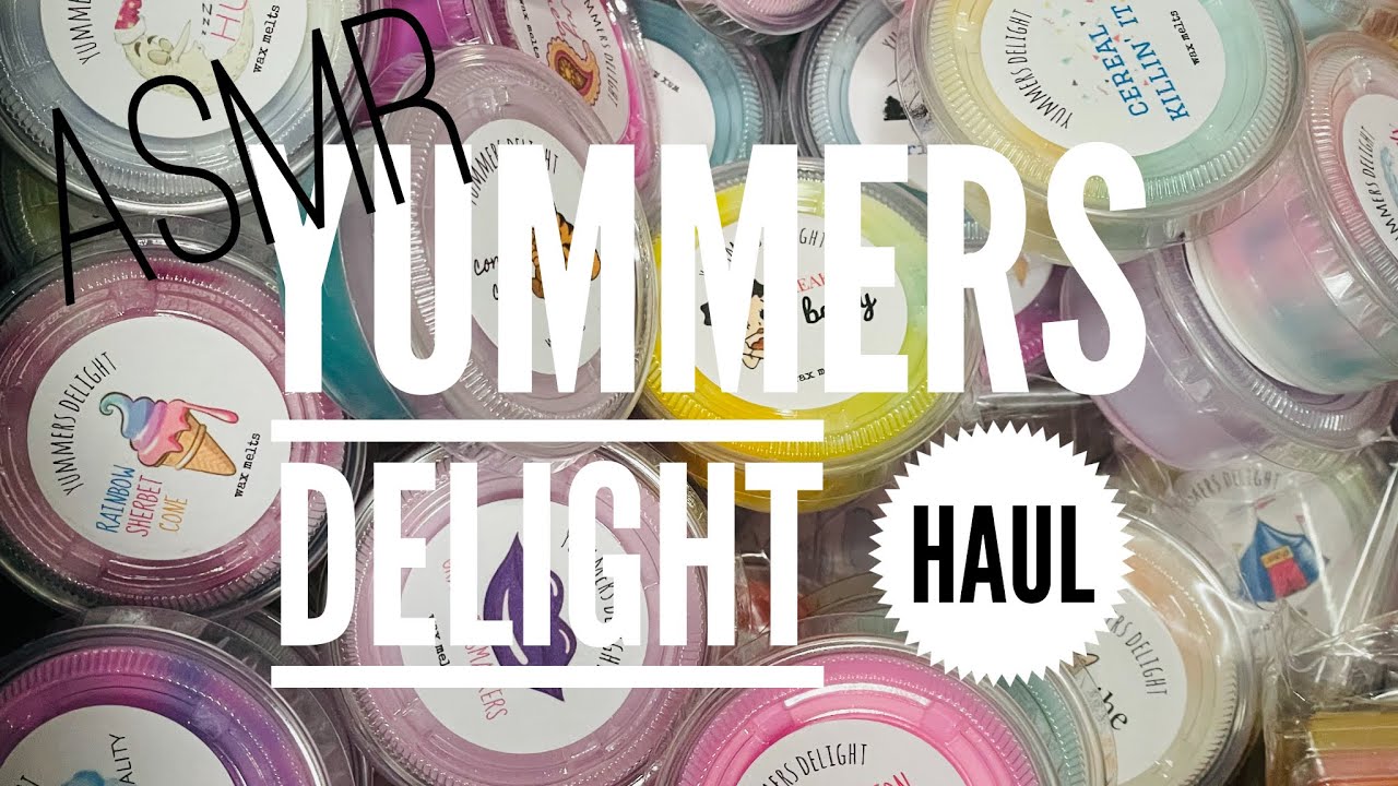 ASMR | Yummers Delight Wax Haul | One Dollar Scent Shot Cups | Whisper | Crinkle | Soft Spoken |