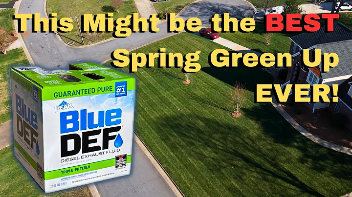 Is DEF the BEST Fertilizer for BIG Lawns w/ RESULTS | DIY Lawn Coach