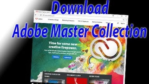 Adobe master collection download