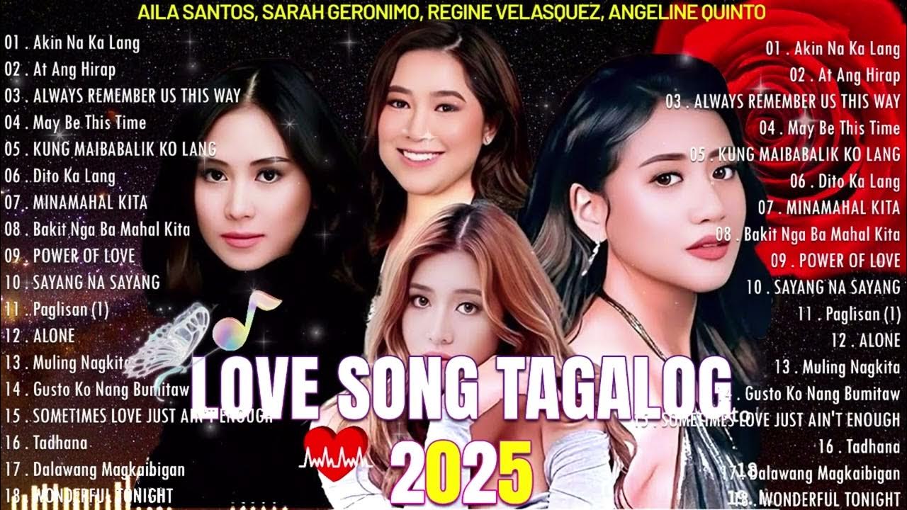 AILA SANTOS, Sarah Geronimo, Angeline Quinto πΆ Timeless Pinoy Romances 2025 πΆ Heartwarming Songs AILA SANTOS, Sarah Geronimo, Angeline Quinto πΆ Timeless Pinoy Romances 2025 πΆ Heartwarming Songs