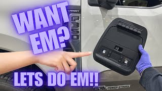 ADD Factory upfitter switches here!! 23-26 F250 F350 #modified