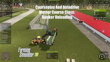 HOW to USE Courseplay & Autodrive Mods for BUNKER SILO UNLOADING  | Farming Simulator 25
