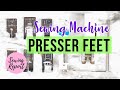 Sewing Machine Presser Foot Basics 🧵 How to Use 10 Different Feet [Brother CS7000i]