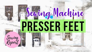 Sewing Machine Presser Foot Basics  How to Use 10 Different Feet [Brother CS7000i]