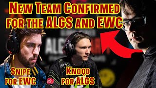 HUGE UPDATE on Dropped NEW TEAM with Snipedown, Knoqd, and Shooby for the ALGS and EWC