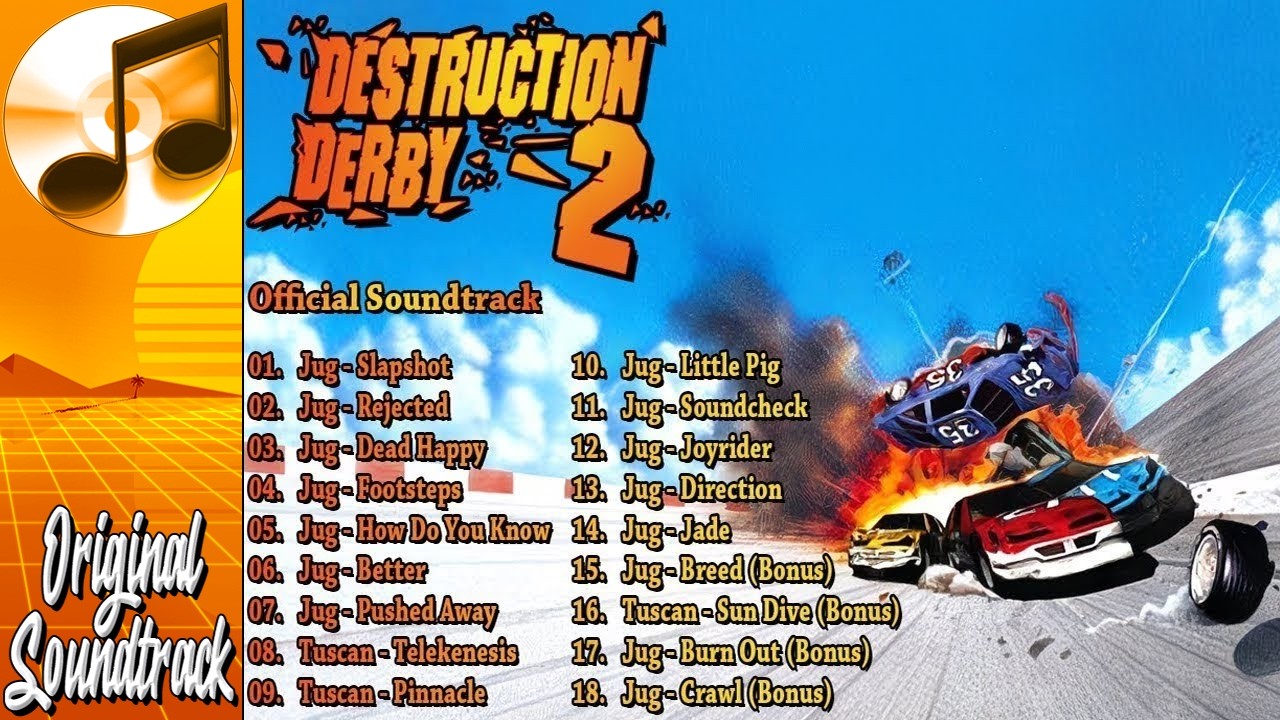 Destruction Derby 2 Soundtrack [1997] - YouTube