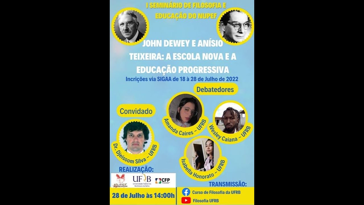John Dewey e Anísio Teixeira: a escola nova e a educação progressista ...