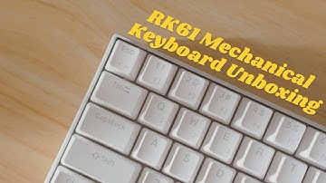 RK61 MECHANICAL KEYBOARD UNBOXING: sound test, asmr typing (no bgm) ⌨️✨