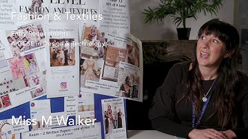 Design & Technology - Fashion and Textiles A Level