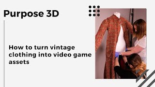 How to turn vintage clothing into video game assets - Purpose 3D screenshot 1