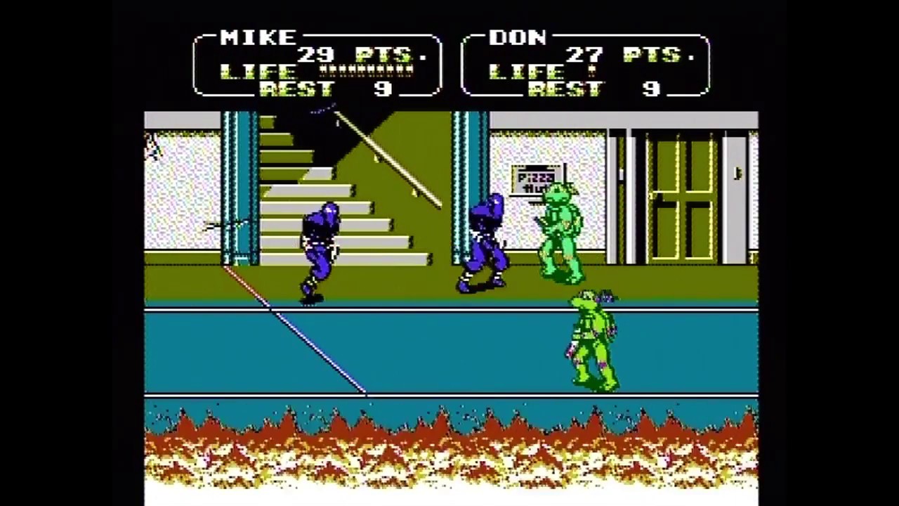 Nintendo Entertainment System, NES, Teenage Mutant Ninja Turtles ...