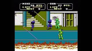 This is a capture of me and friend playing through teenage mutant
ninja turtles ii: the arcade game on nes. not an emulator. footage was
r...