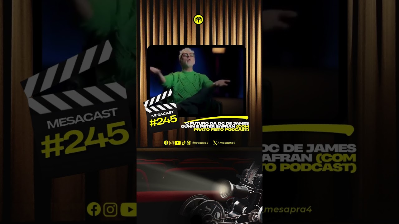 O Futuro da DC de James Gunn e Peter Safran (com Prato Feito Podcast) - MesaCast 