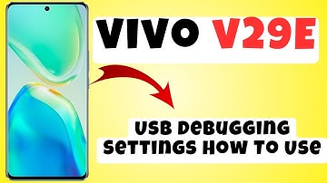 Vivo V29e Usb Debugging Settings How To Use || How to use USB debugging || USB options