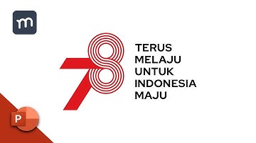 I made 78th Indonesian Independence Day Logo animation with PowerPoint