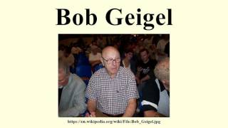 Bob Geigel