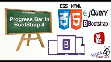 Progress Bar in BootStrap 4 || Rana Tutorials.