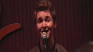 Matt Phillipps Singing Run Away With Me, Gavin Creel Concert Dec 2010
