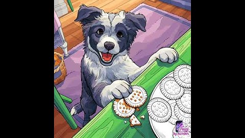 Border Collie Pup | Paint by Number