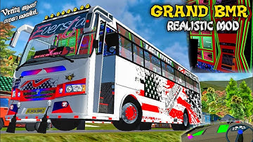 New Tourist Bus Mod For Bussid || Grand BMR Mod || New Mod Bussid || Bus Simulator Indonesia