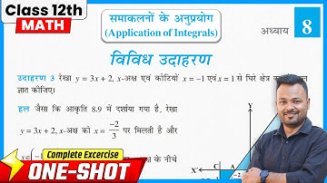 Class 12 Maths Chapter 8 विविध उदाहरण | Ncert Solution | समाकलन के अनुप्रयोग 
