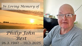 Philip John Best Funeral Service Recording