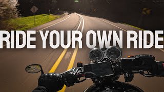 Take Your Time... Riding My Own Ride On My Triumph Bonneville T120