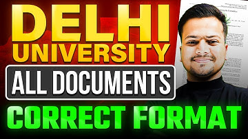 Caste Certificate CORRECT FORMAT needed to fill Delhi University 2024 form- Dates, Central VS State🔥