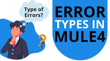 [1 Min Game Changer] Mule 4 - Error Types
