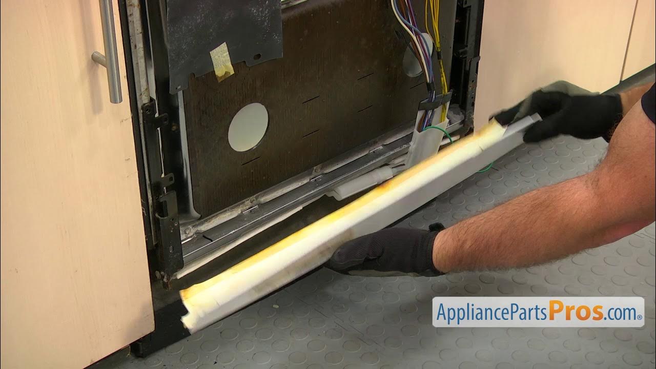 How To Whirlpool/KitchenAid/Maytag Dishwasher Hinge Brace W10850371