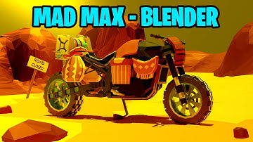 Motorbike MAD MAX - Blender